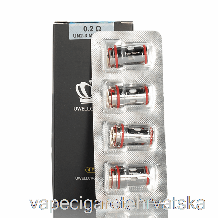 Vape Cigarete Uwell Crown 5 Zamjenskih Zavojnica 0,2 Ohma Un2-3 Trostruke Mrežaste Zavojnice